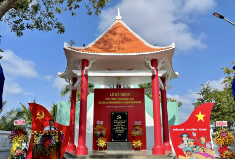 Khu lưu niệm nơi thành lập Chi bộ Ranh Hạt - Chi bộ đầu tiên của Đảng bộ tỉnh Kiên Giang. Ảnh: Mai Tưởng