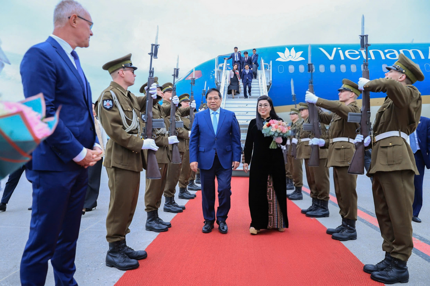 Đây là chuyến thăm đầu tiên của Thủ tướng Chính phủ Việt Nam đến Estonia kể từ khi hai nước thiết lập quan hệ ngoại giao vào năm 1992. (Ảnh: VGP)