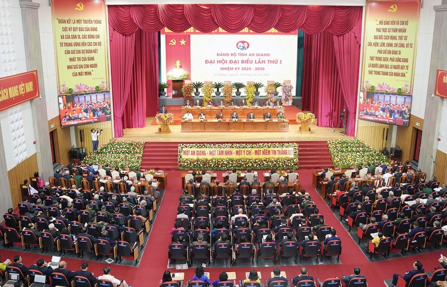 Đại hội đại biểu Đảng bộ tỉnh An Giang lần thứ I, nhiệm kỳ 2025-2030.