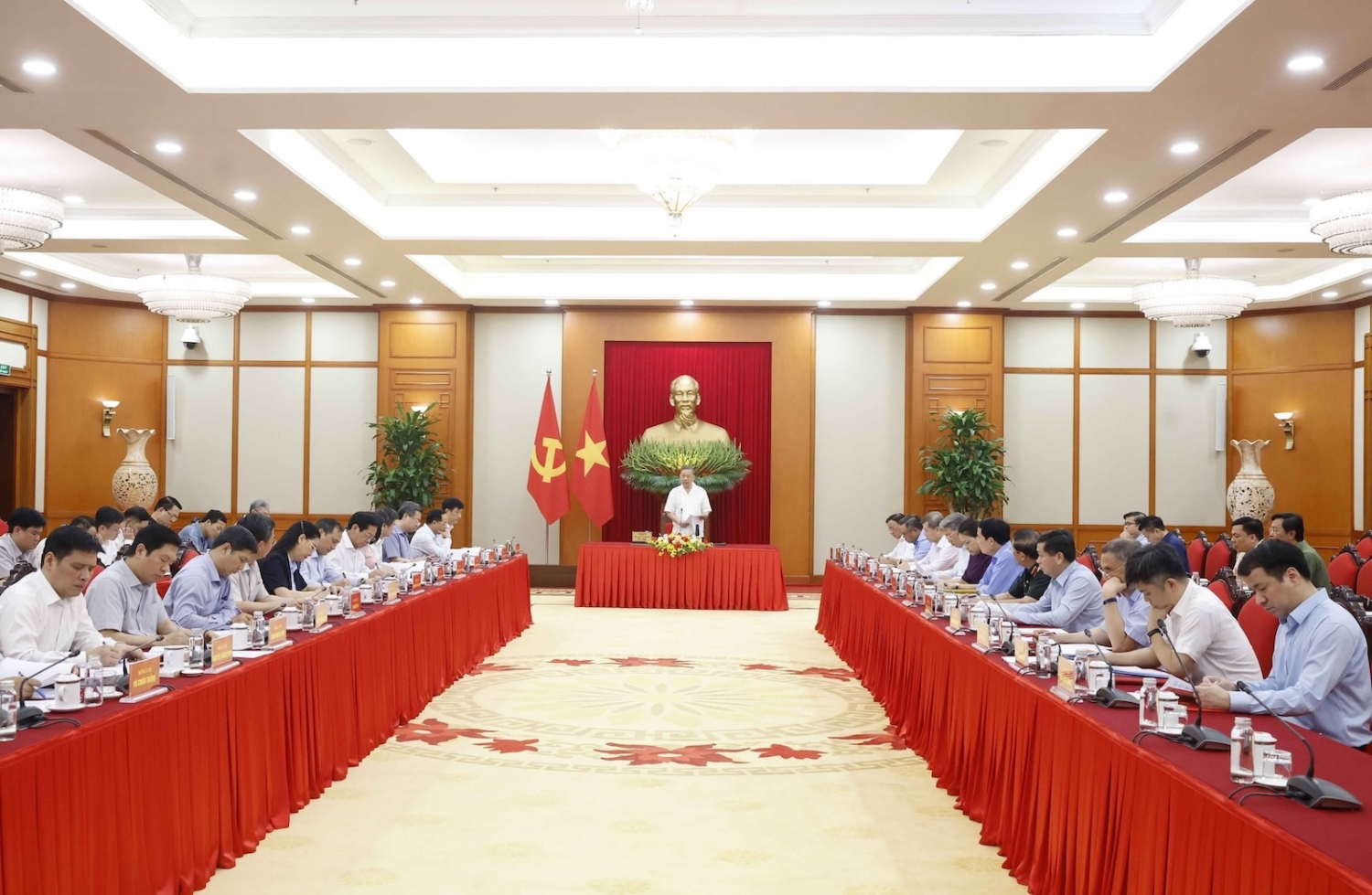Tổng Bí thư, Chủ tịch nước Tô Lâm làm việc với Ban Tổ chức Trung ương, chiều 03/6/2026. Ảnh: TL